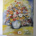 AC-01 Acryl Malerei Blumenstrauss Keilrahmen 40x50 cm