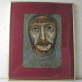  Pastell Kreide HL Franz von Assisi Goldrahmen 70x50
