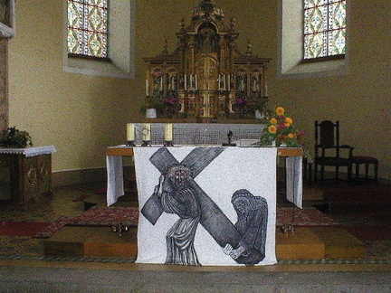 Ostern SM 4 b Altar Fastentuch
