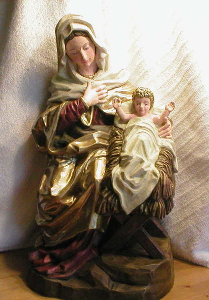 Konvikt Steinerkirchen - Maria mit Kind nach der Restauration.JPG