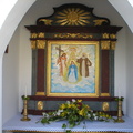 Das fertig restaurierte Altarbild. Krönung Maria   Bild 3