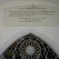 Bild - 5:  Inschrift im Inneren der Kapelle -Legende der Kapelle