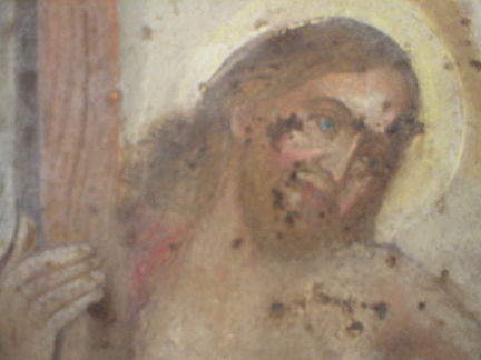 Kapelle Wagner in Tollet: Restaurieren des Altarbildes aus Metall: Krönung Maria Bild 1 - 7 