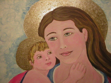 Bild - 2:  Entstehung Maria mit dem göttlichen Kinde