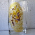 Glasmalerei:  V-06 Vase Hoehe 29 cm