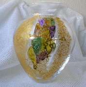 Glasmalerei:  V-03 Vase Hoehe 18 cm